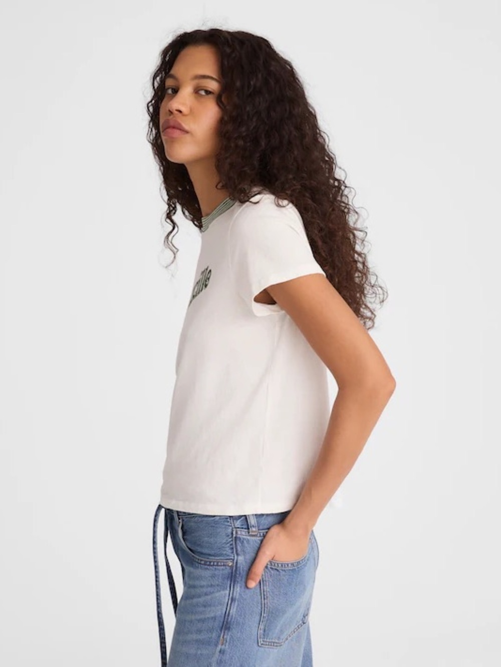 Madewell The Relaxed Tee in Vintage Jersey S - Picture 3 of 9